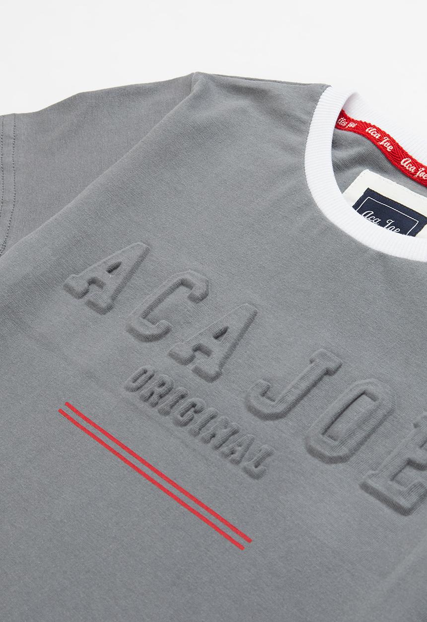 Aca Joe - Big-boys short sleeve tee - grey