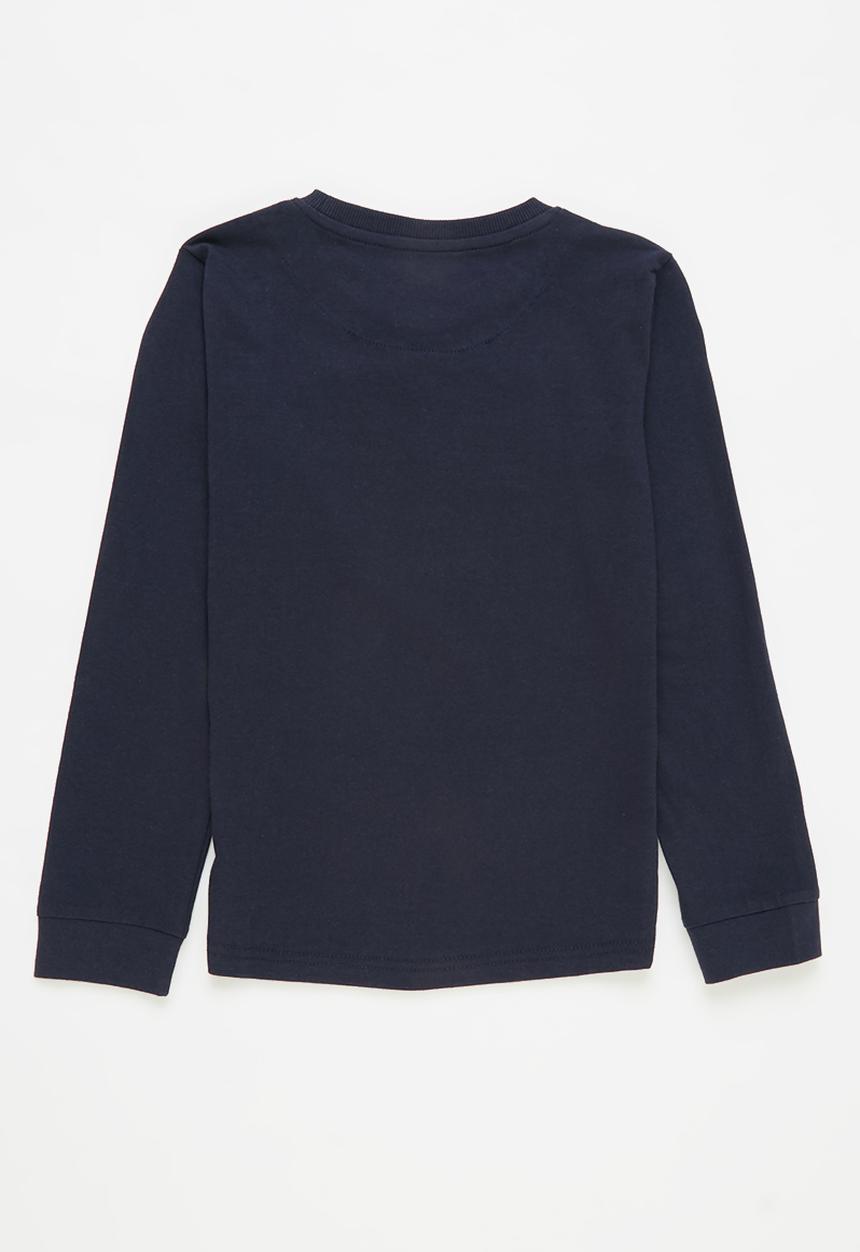 Aca Joe - Pre-girls long sleeve tee - navy