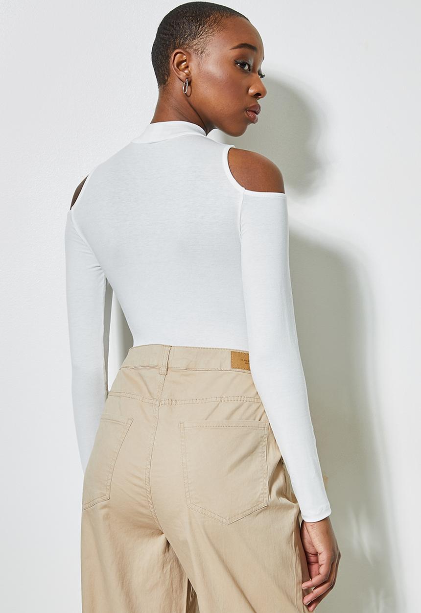 Superbalist - Cutout detail bodysuit - white