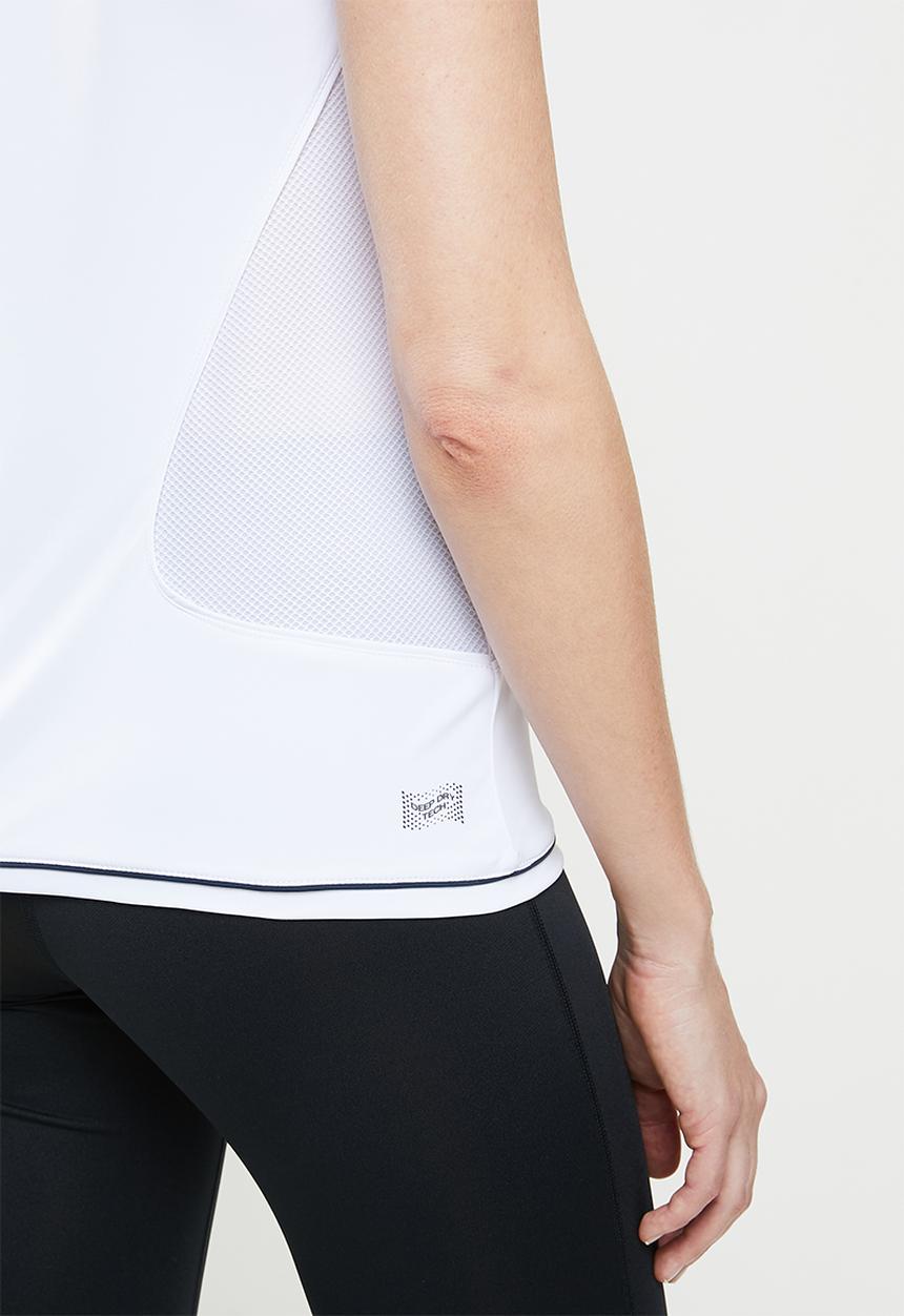 lotto - Shela polo tee - white
