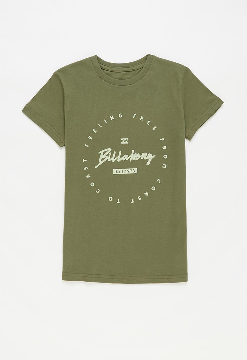 Billabong  - Boys coast to coast tee - green