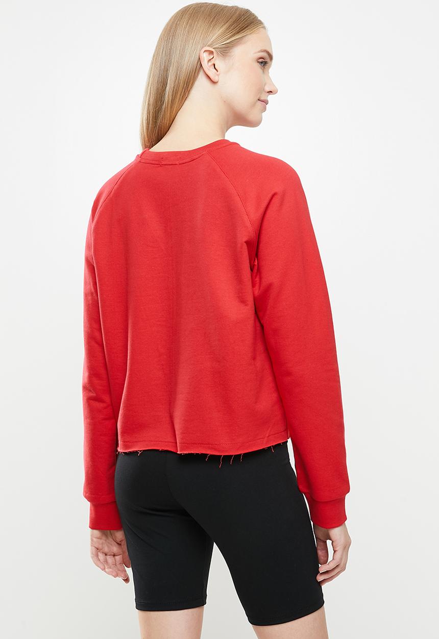 Volcom - Truly stoked crew neck sweat - red