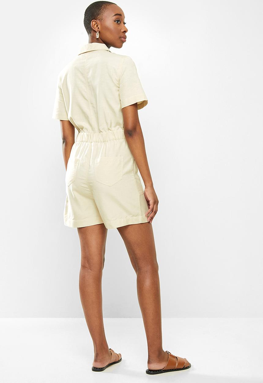 MANGO - Playsuit louisa-h - light beige