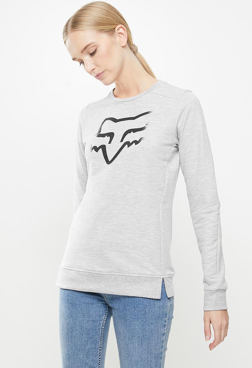 Fox - Acrux crew fleece - grey