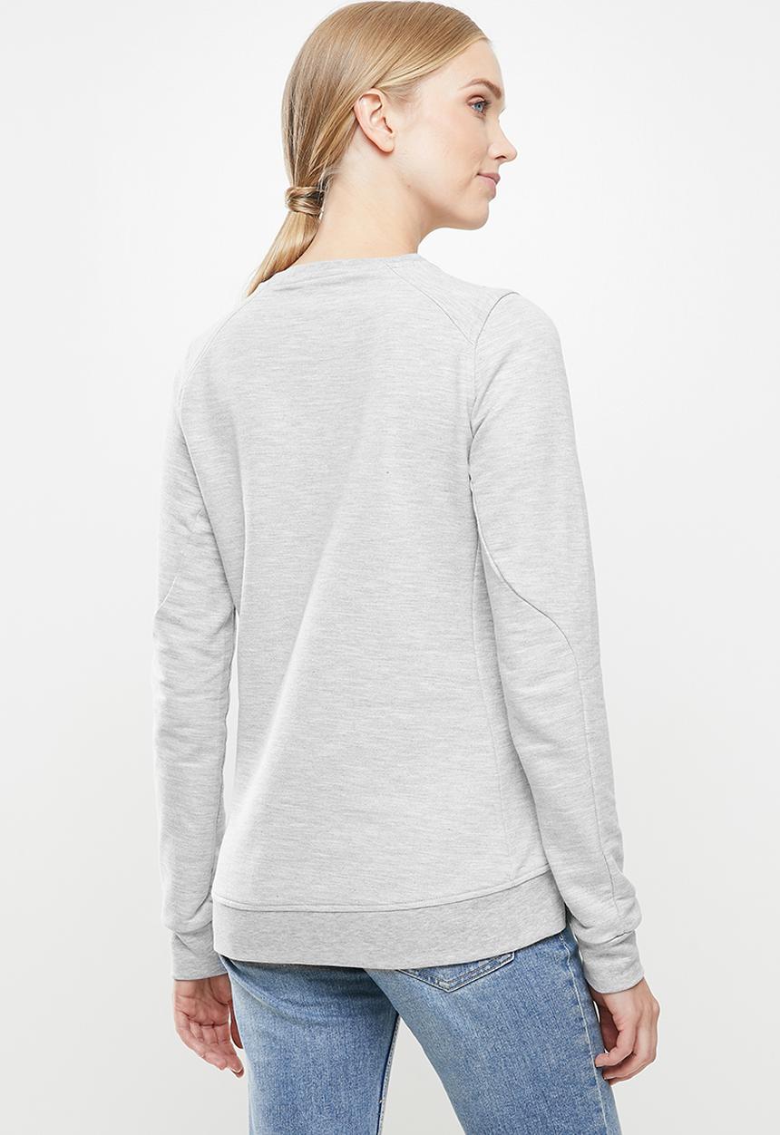 Fox - Acrux crew fleece - grey