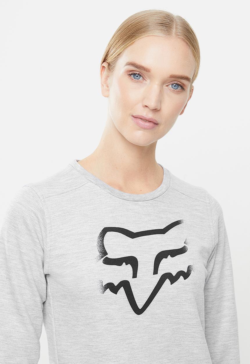 Fox - Acrux crew fleece - grey
