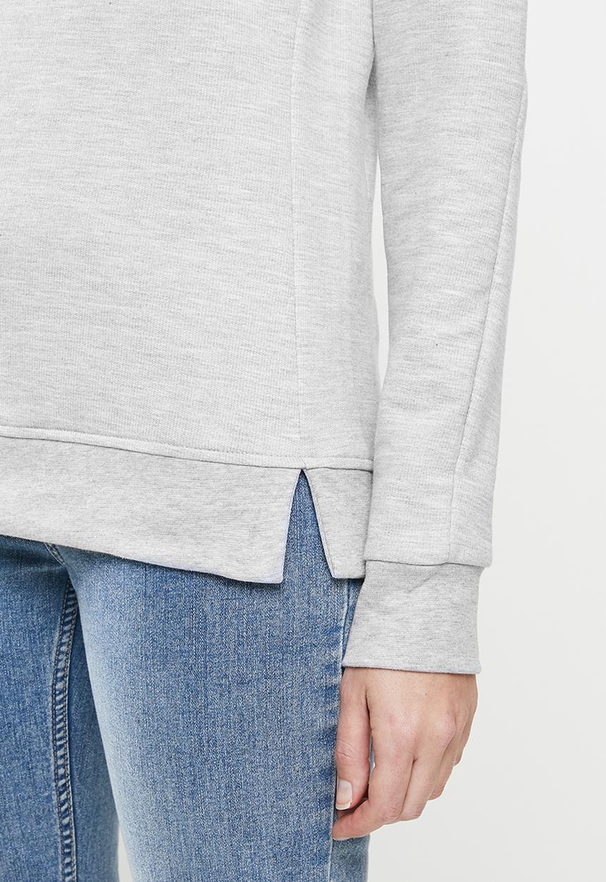 Fox - Acrux crew fleece - grey