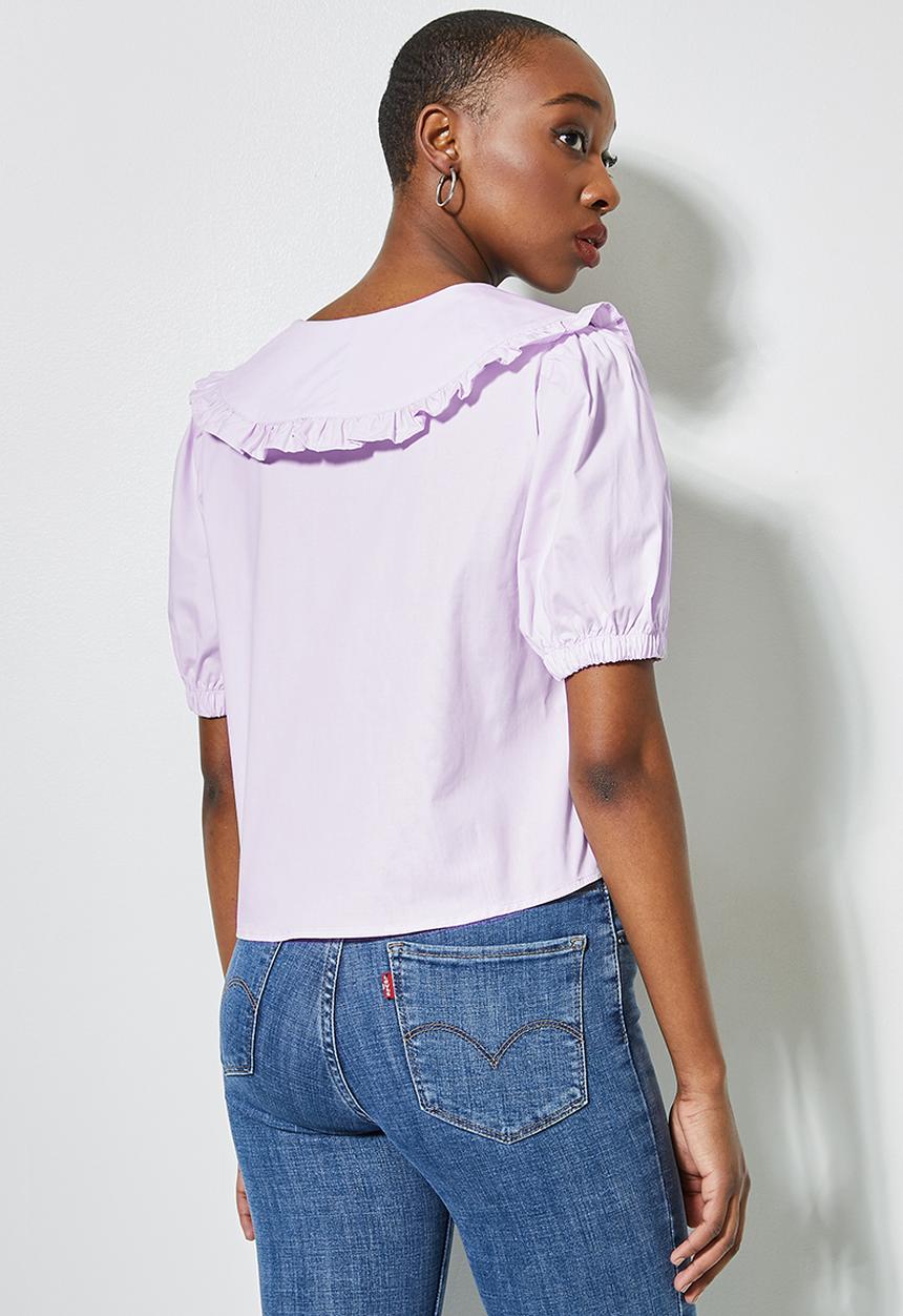 Superbalist - Peterpan collar blouse - lilac