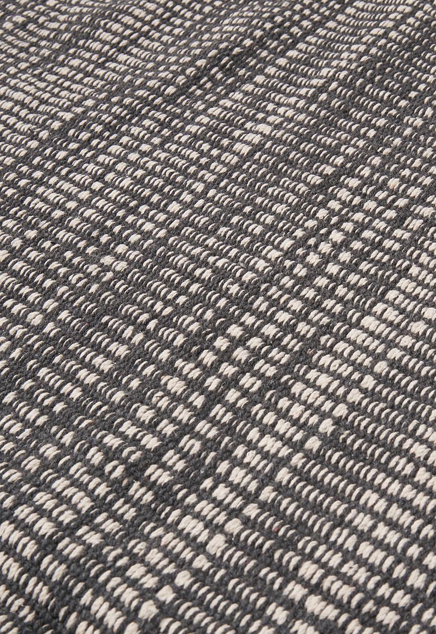 Bathroom Solutions - Cotton bath mat with fringes - grey