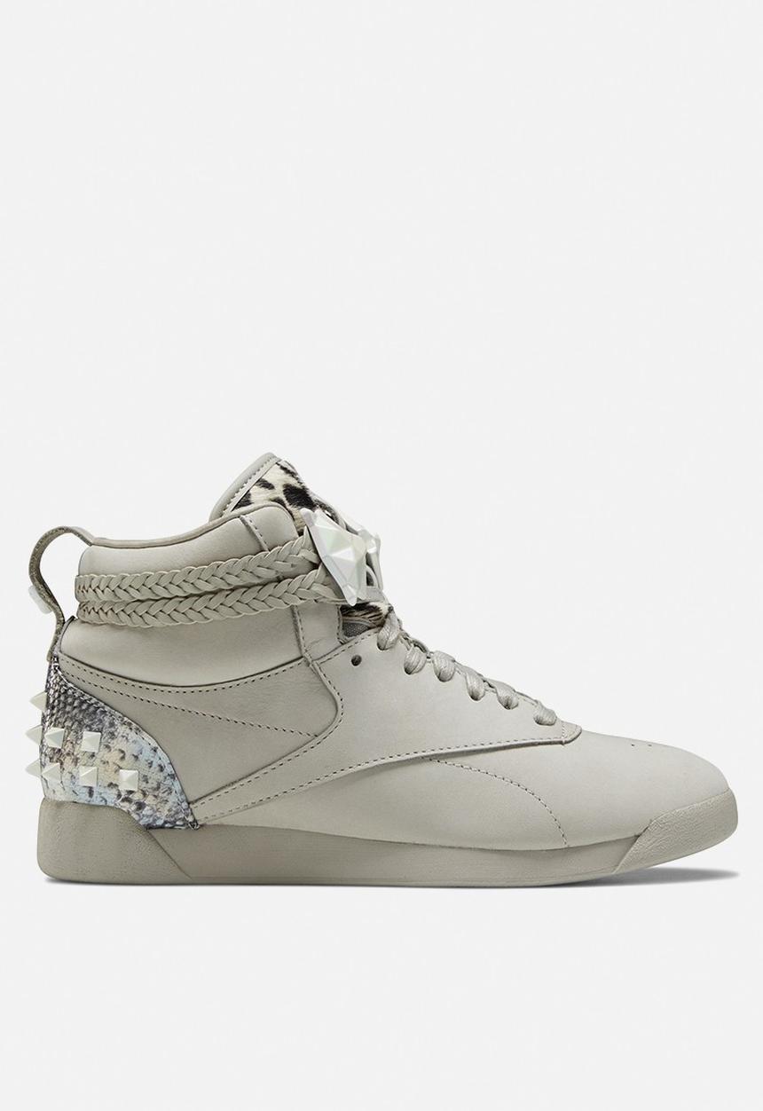 Reebok - Freestyle hi Wonder Woman - shady grey / shady grey / fearless purple