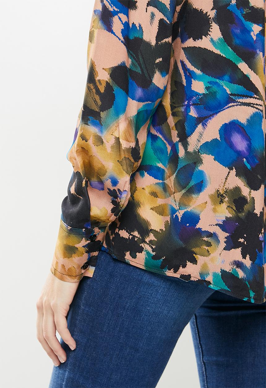 POLO - Josie basic printed shirt - floral