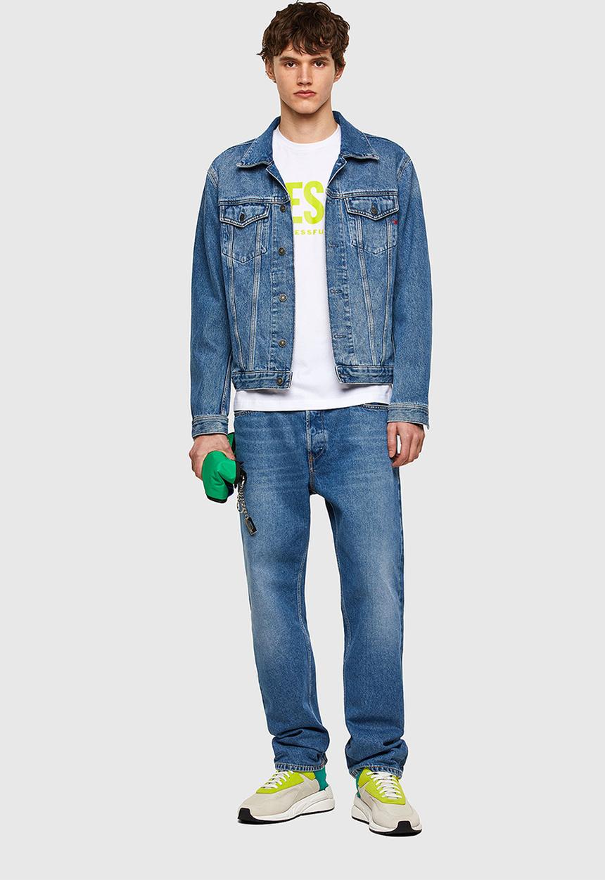Diesel  - T-diego-logo T-shirt - white