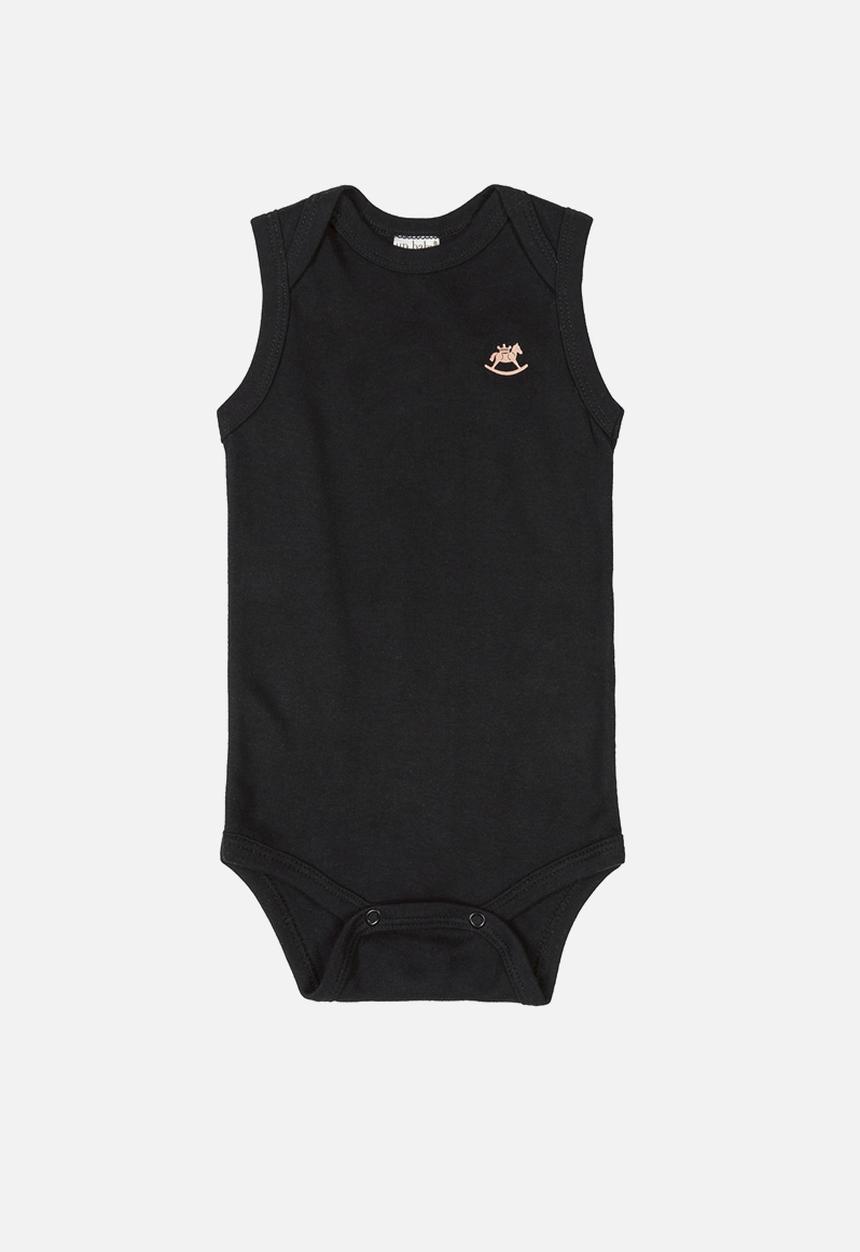 UP Baby - Sleeveless babygrow - black