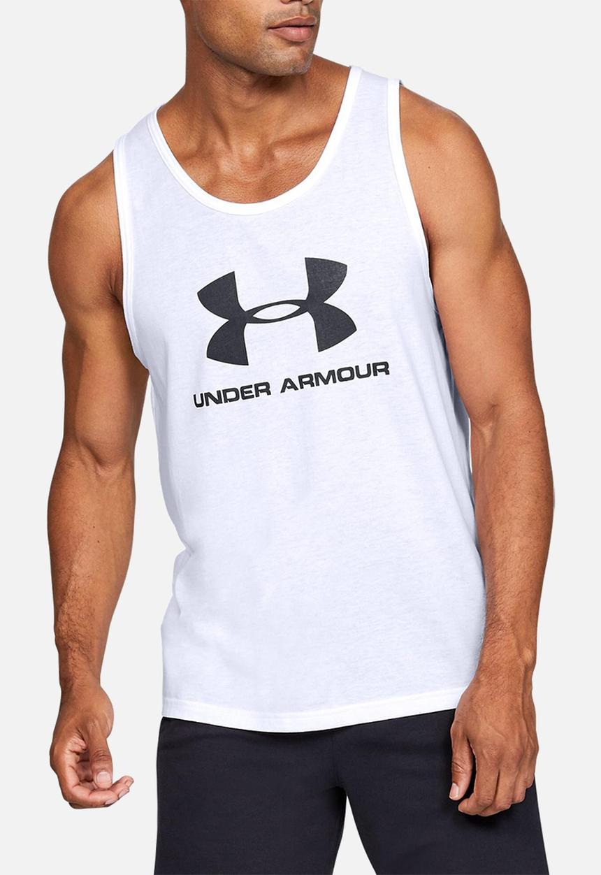 Under Armour - UA sportstyle logo tank - white