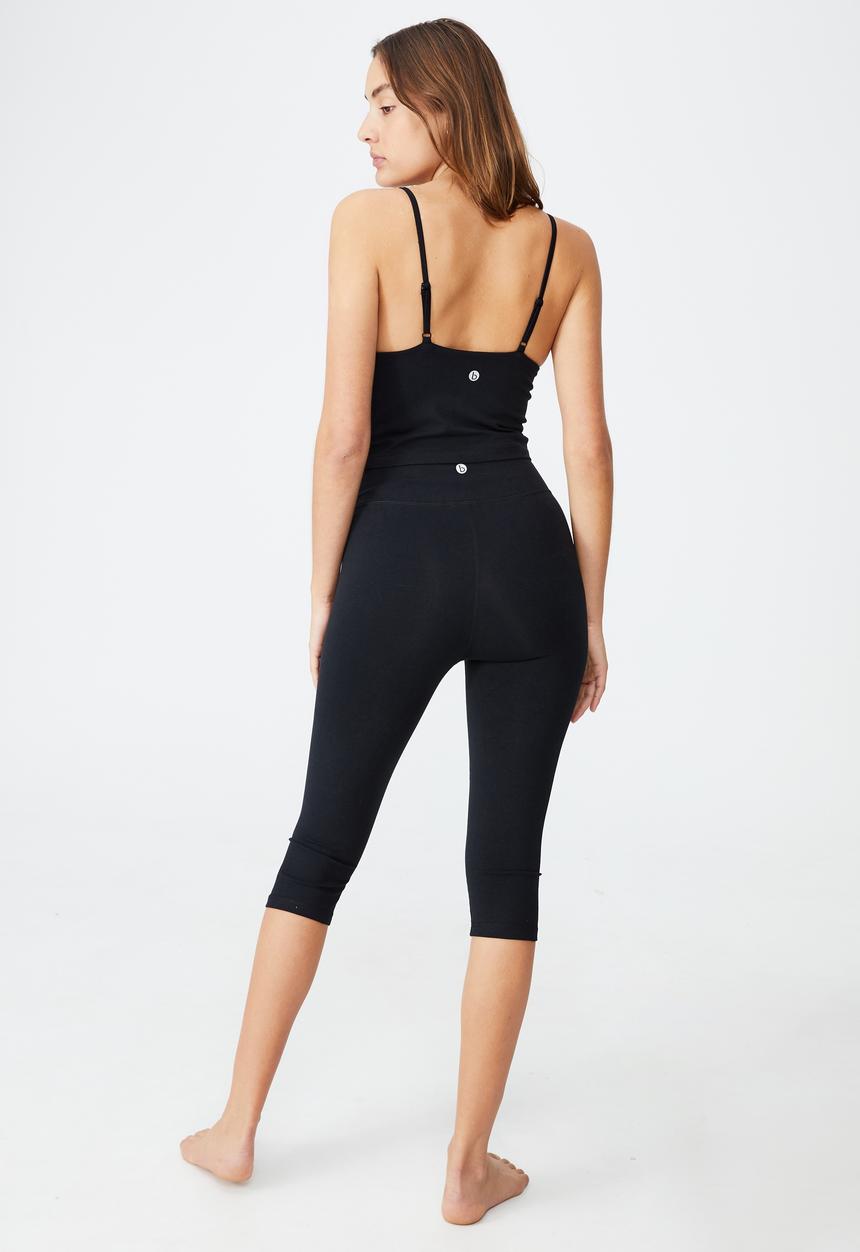 Cotton On - Breathe yoga vestlette - black