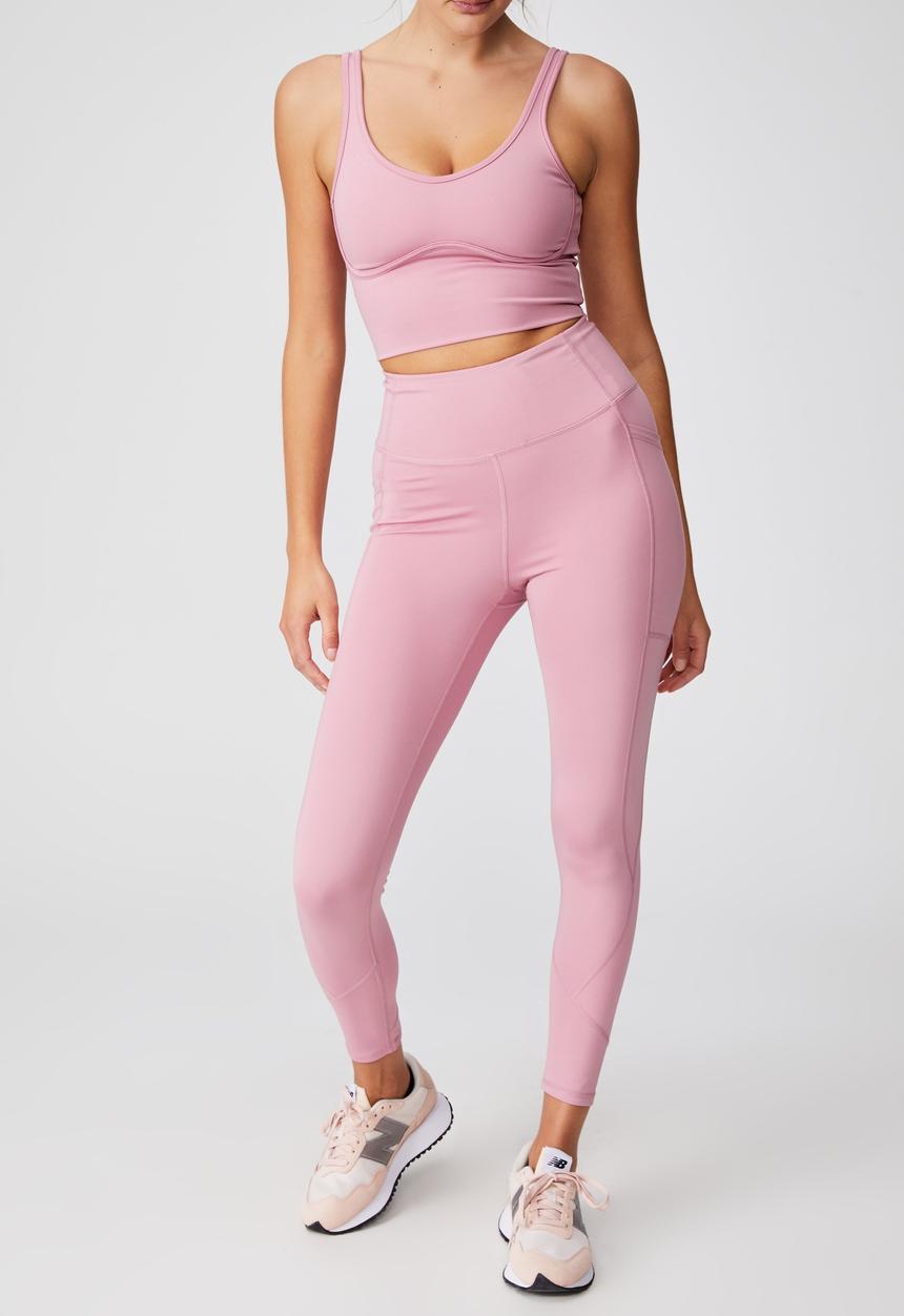 Cotton On - Contouring 7/8 tight - orchid smoke