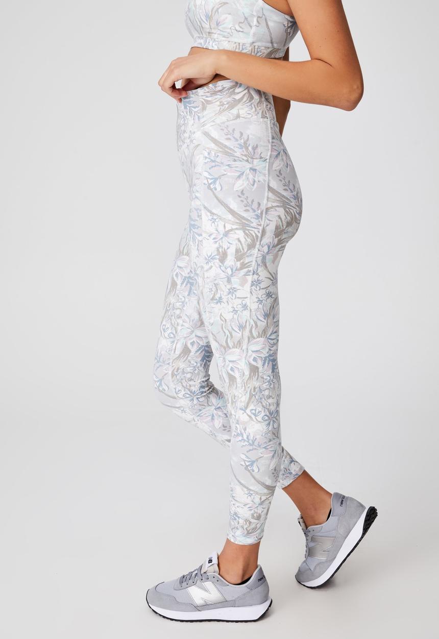 Cotton On - Contouring 7/8 tight - vintage floral light