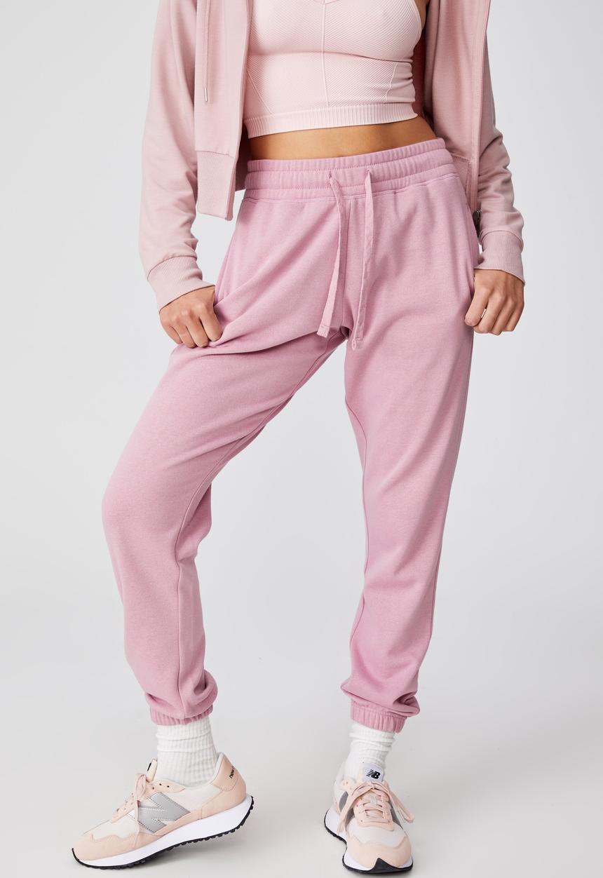 Cotton On - Lifestyle gym track pant - orchid smoke