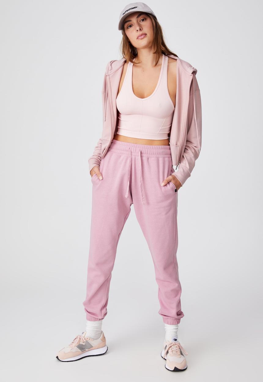 Cotton On - Lifestyle gym track pant - orchid smoke