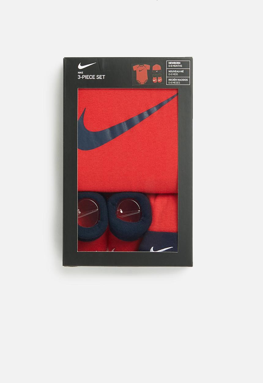 Nike - Nhn nike swoosh 3 piece boxed set - red