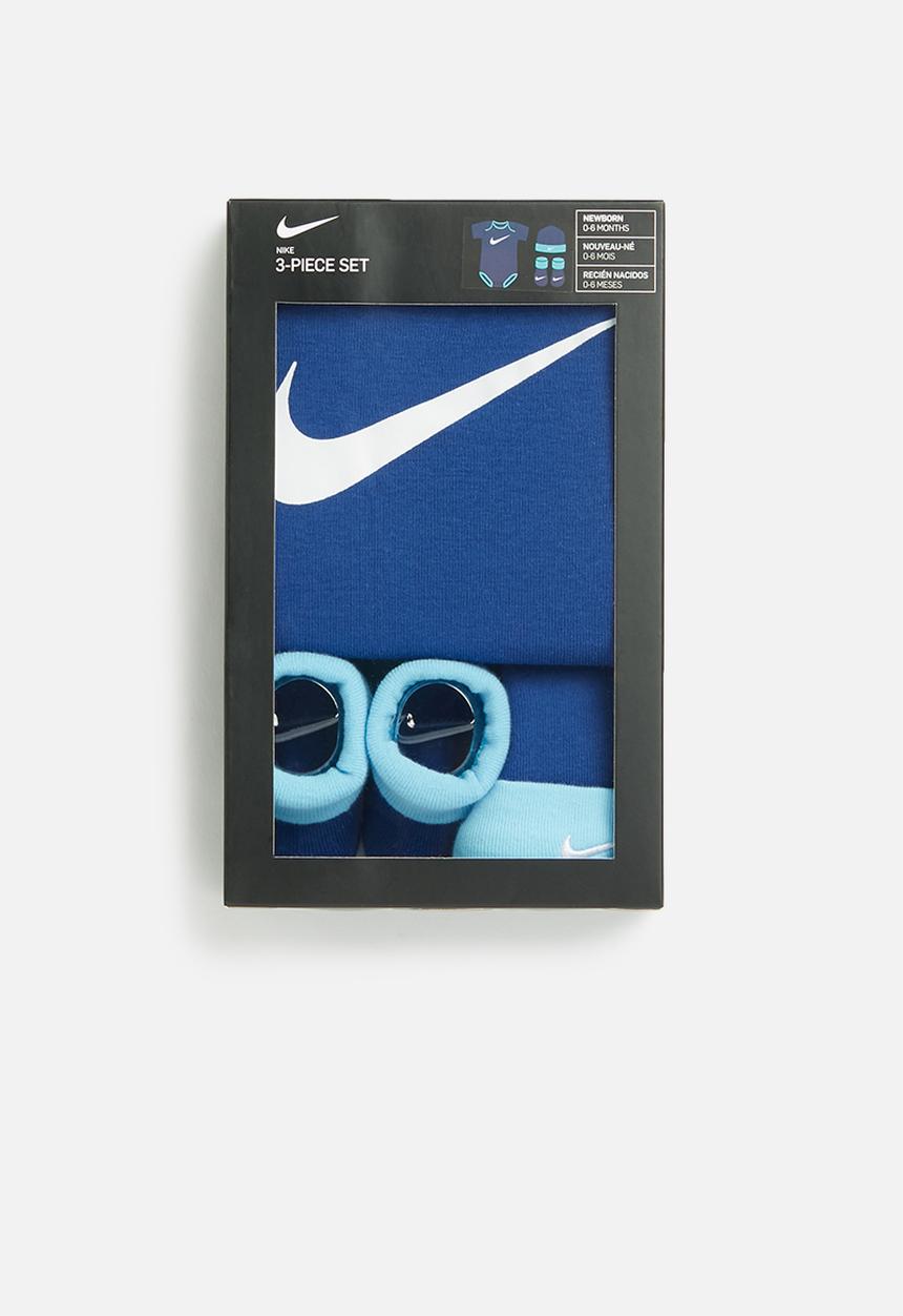 Nike - Nhn nike swoosh 3 piece boxed set - blue 