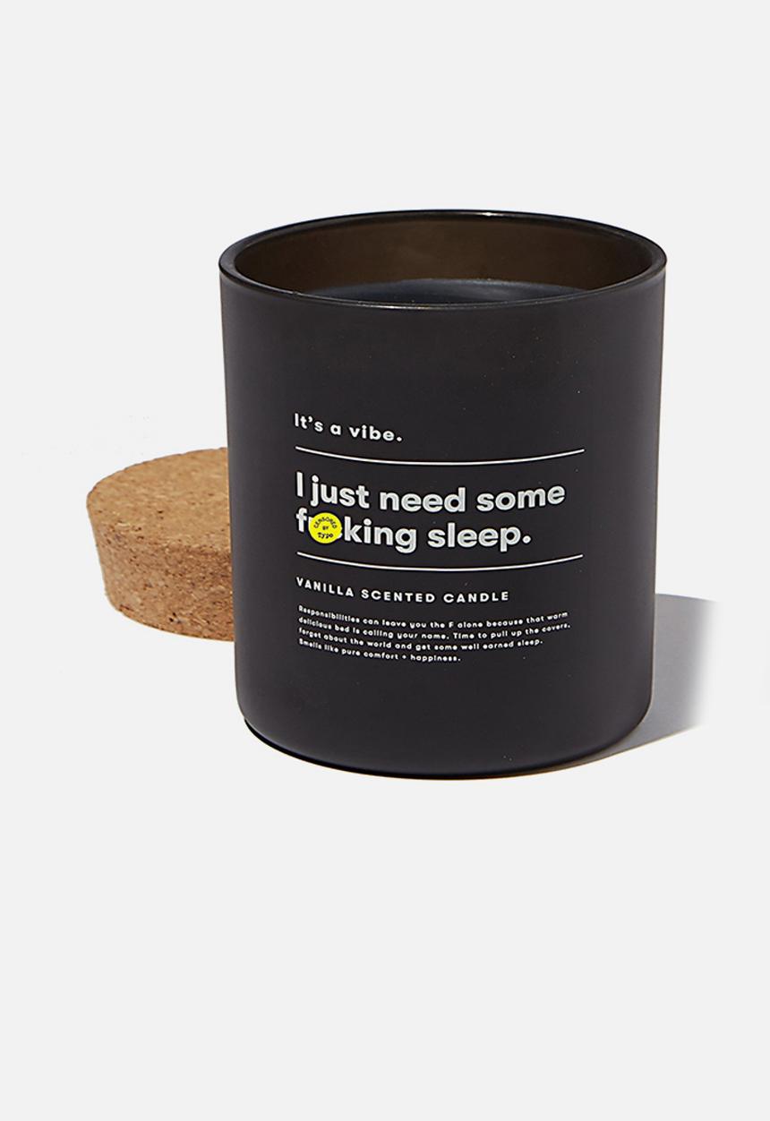 Typo - It s a vibe candle - black