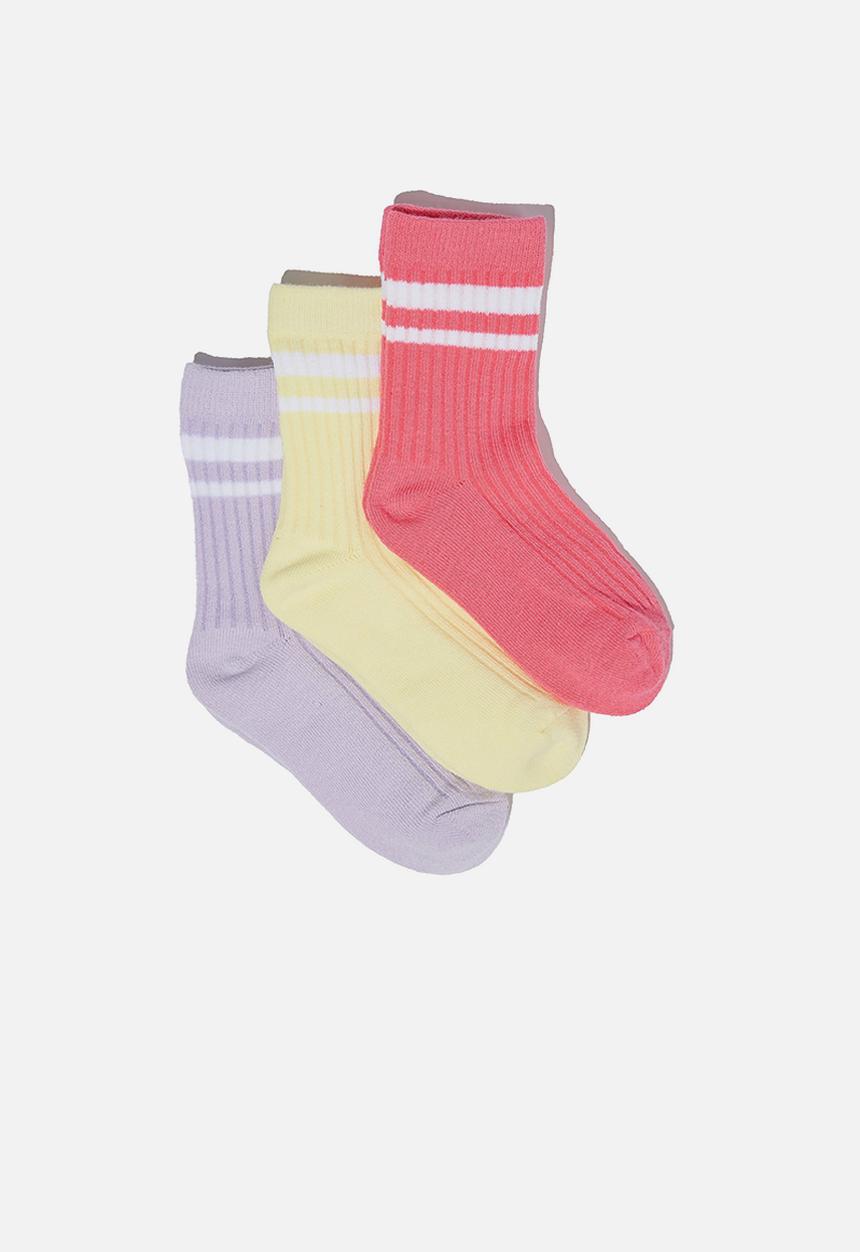 Cotton On - Kids 3 pack crew socks - multi