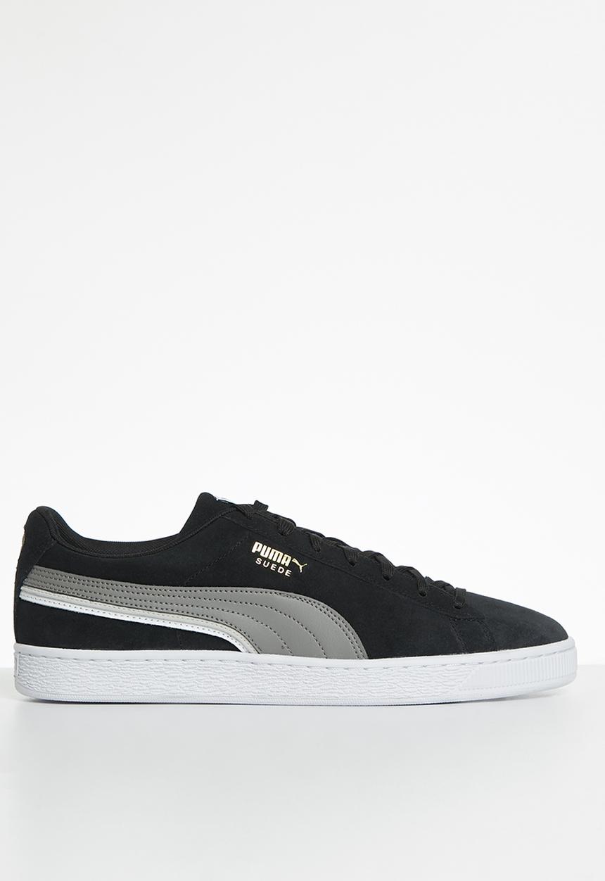 PUMA - Suede triplex - puma black-steel gray-puma white