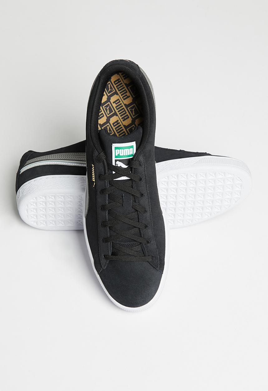 PUMA - Suede triplex - puma black-steel gray-puma white