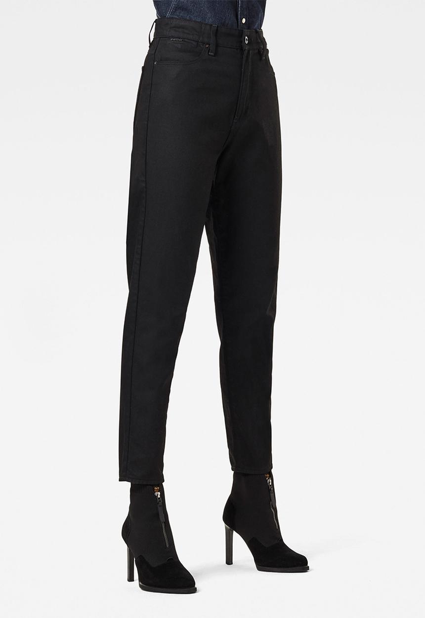 G-STAR - Janeh ultra high mom ankle jeans - pitch black