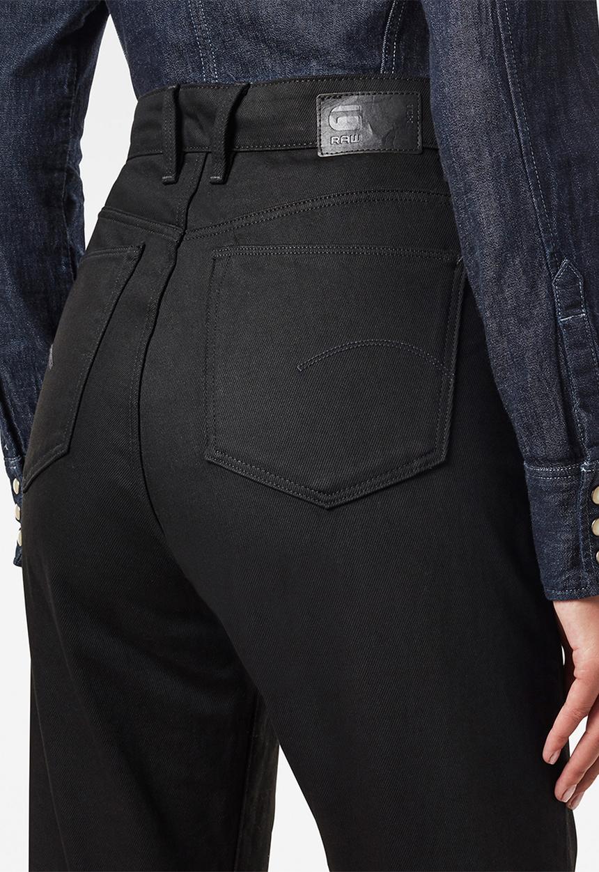 G-STAR - Janeh ultra high mom ankle jeans - pitch black