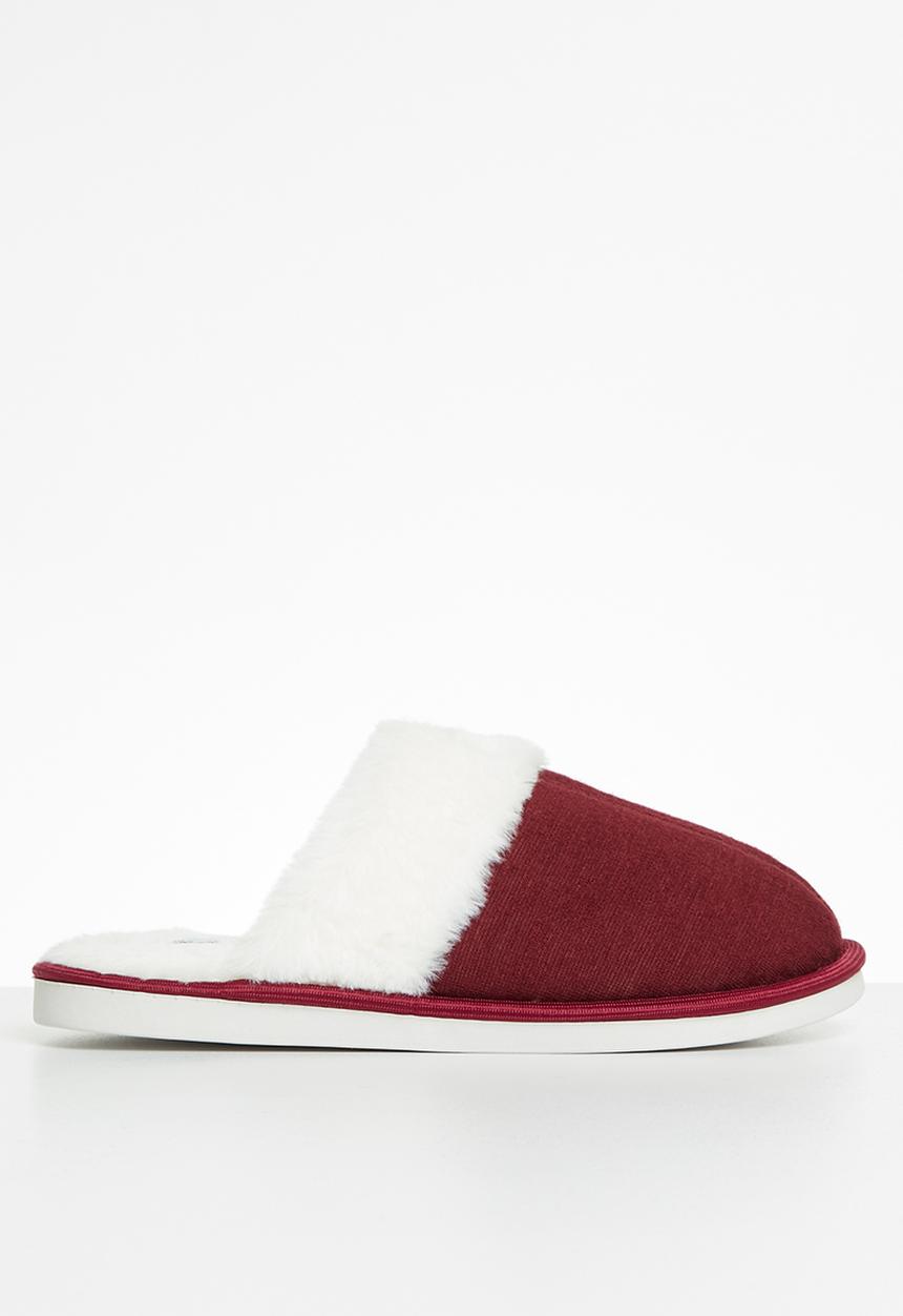 Jada - Fluffy slipper - burgundy