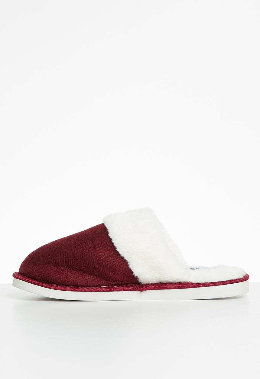 Jada - Fluffy slipper - burgundy