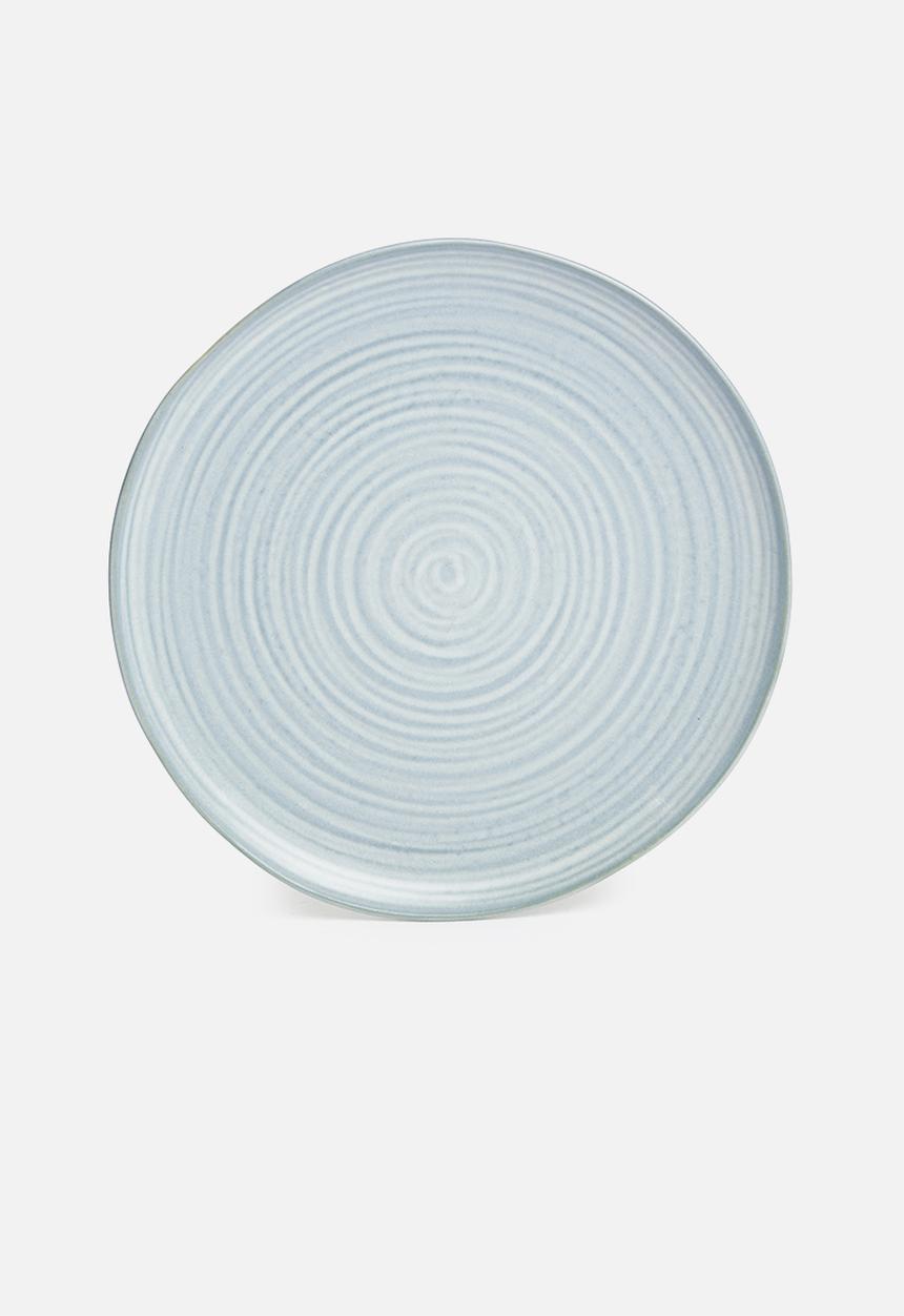 Sixth Floor - Blurr side plate set of 4 - blue