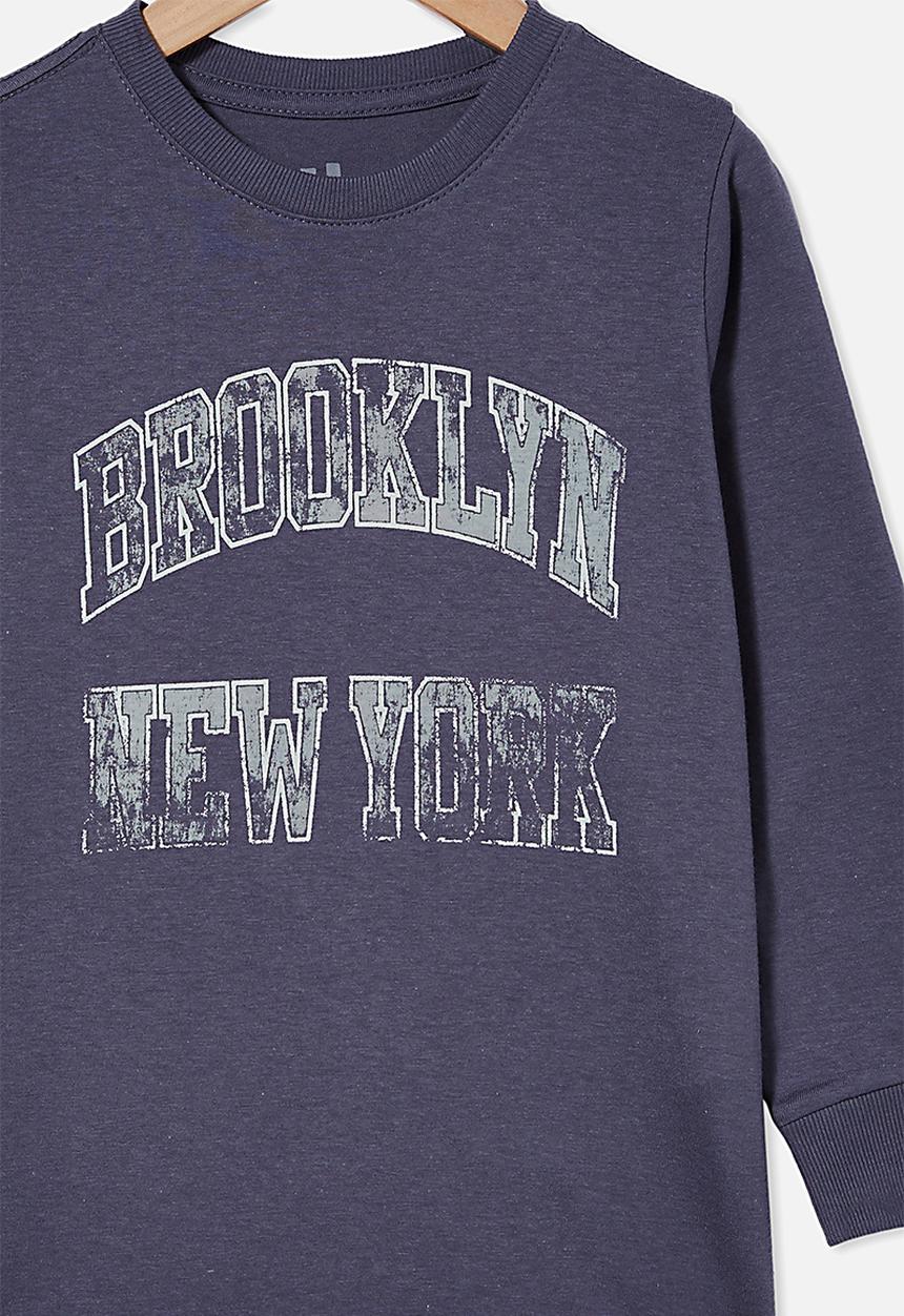 Cotton On - Max long sleeve tee - navy 