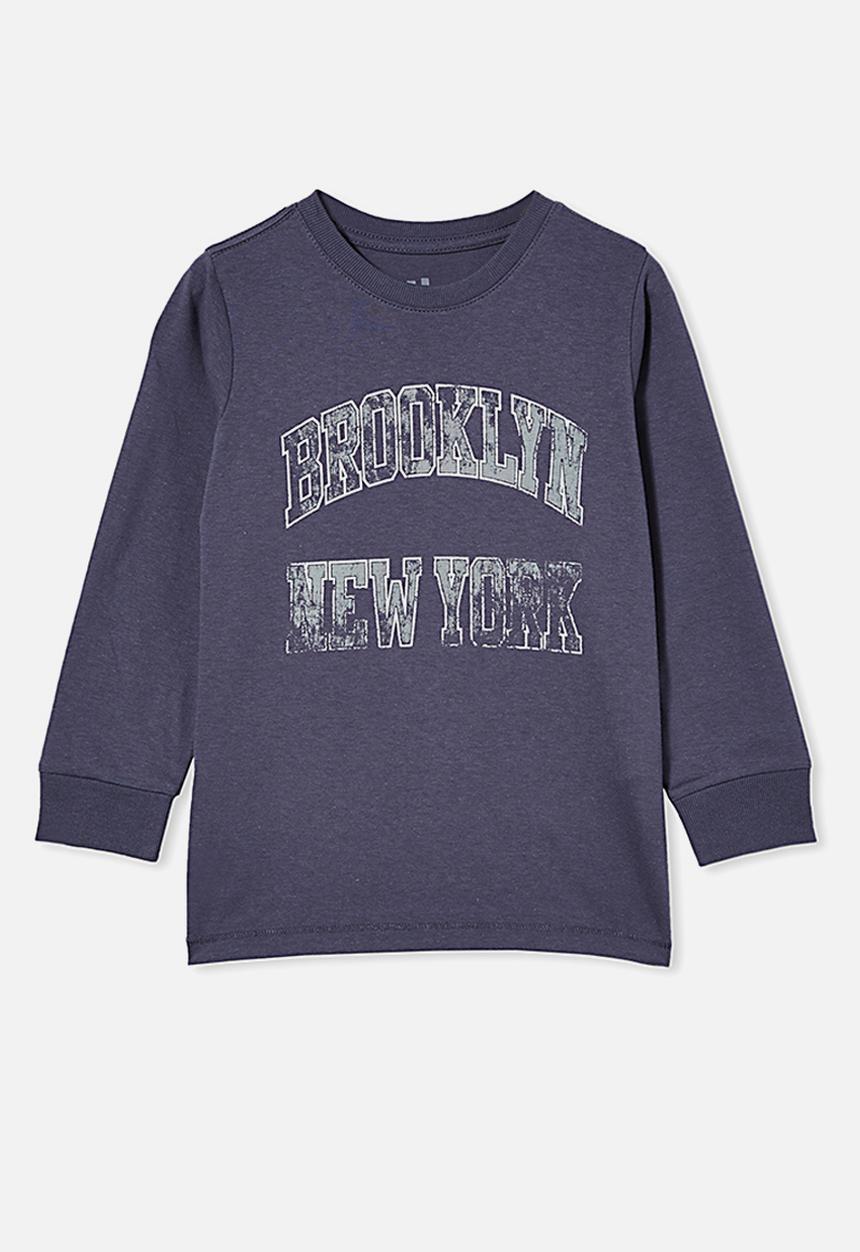 Cotton On - Max long sleeve tee - navy 