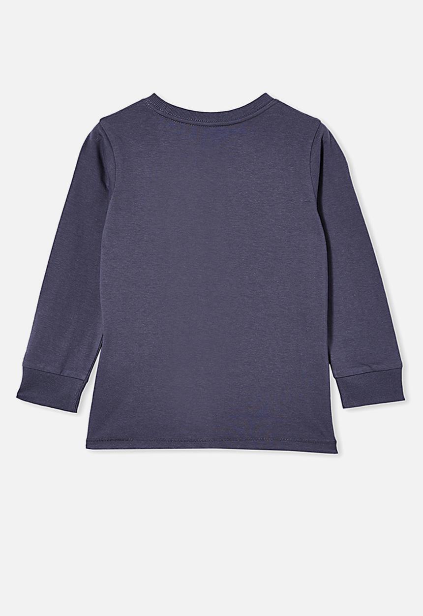 Cotton On - Max long sleeve tee - navy 