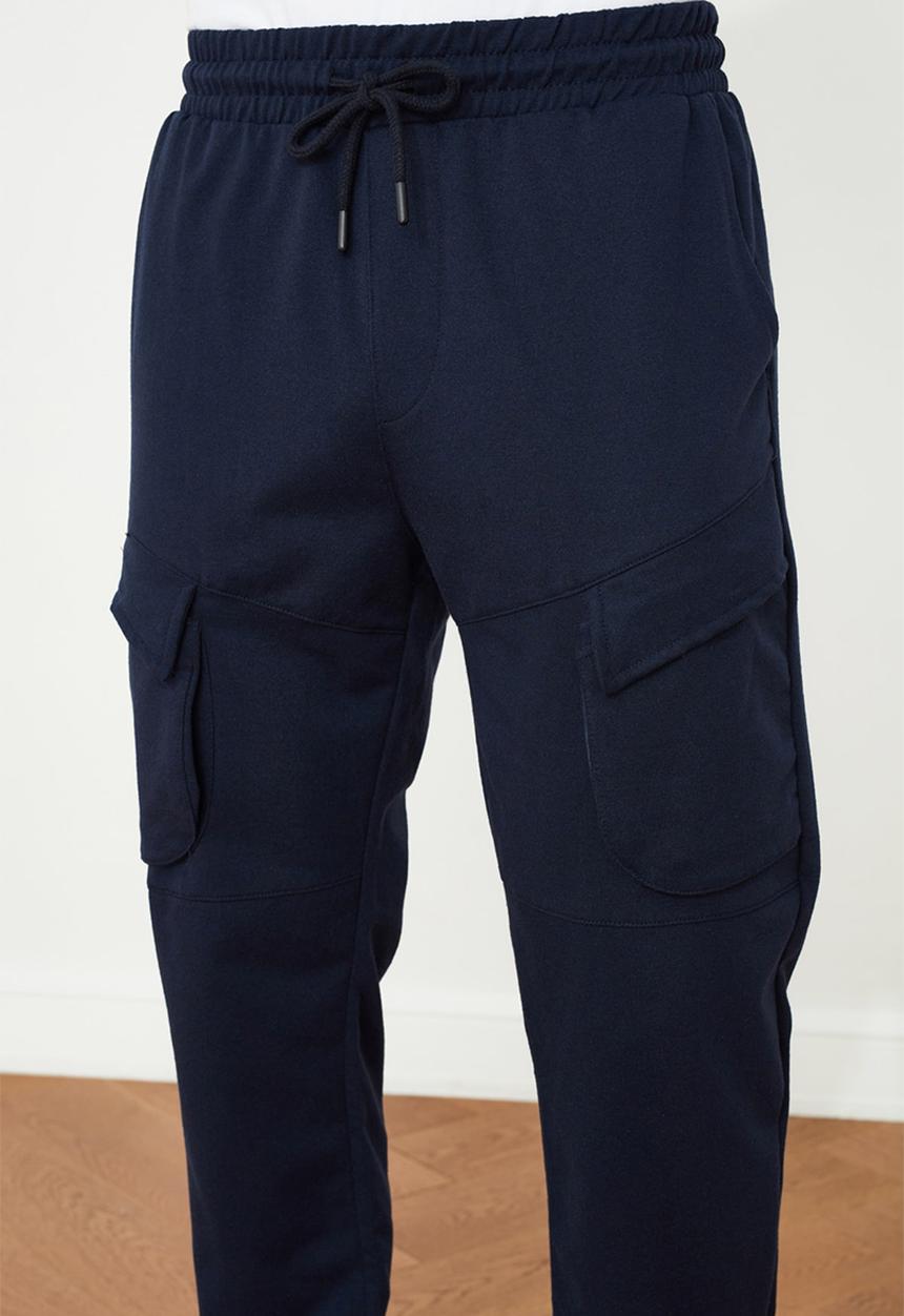 Trendyol - Basic cargo joggers - navy