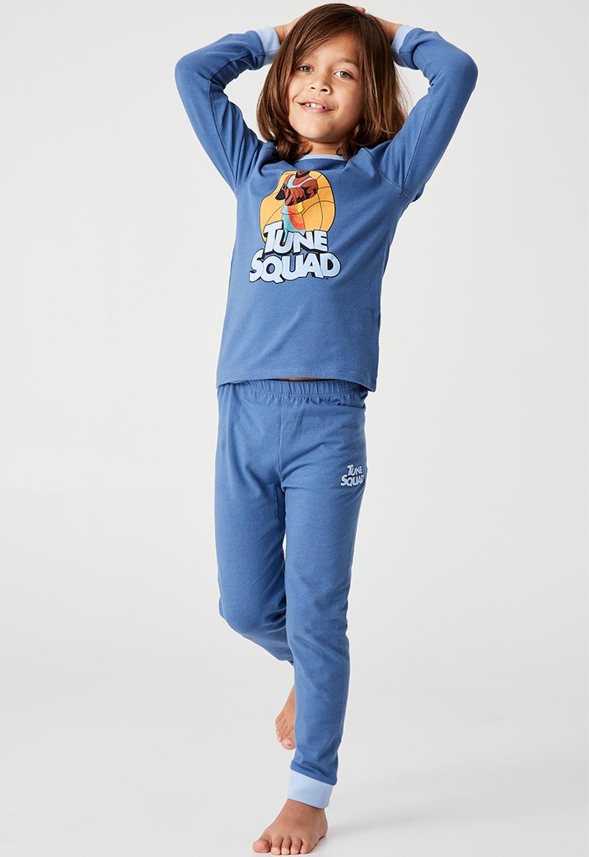 Cotton On - Orlando long sleeve pyjama set licensed - blue 