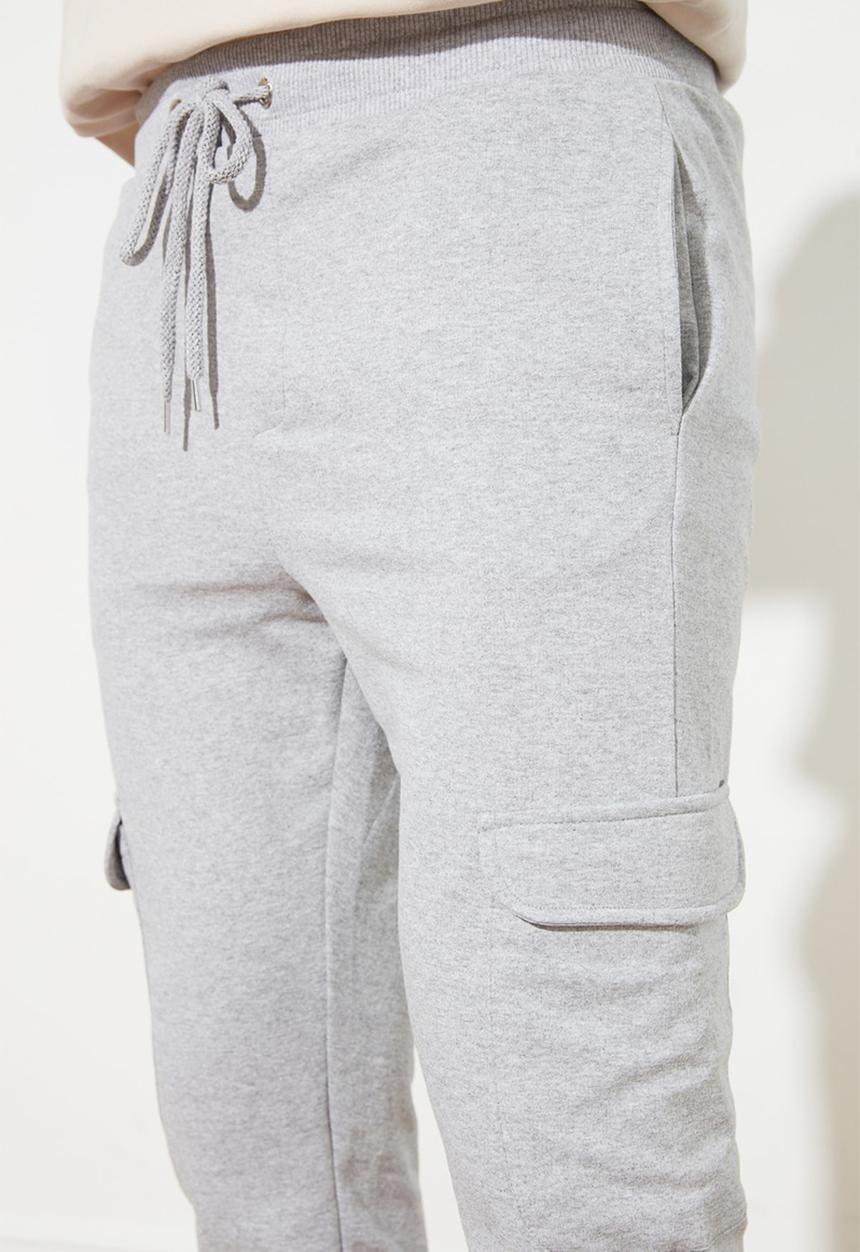 Trendyol - Basic cargo joggers - grey