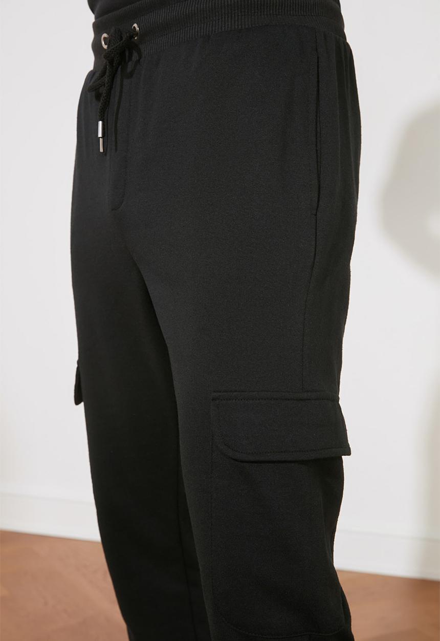 Trendyol - Basic cargo joggers - black
