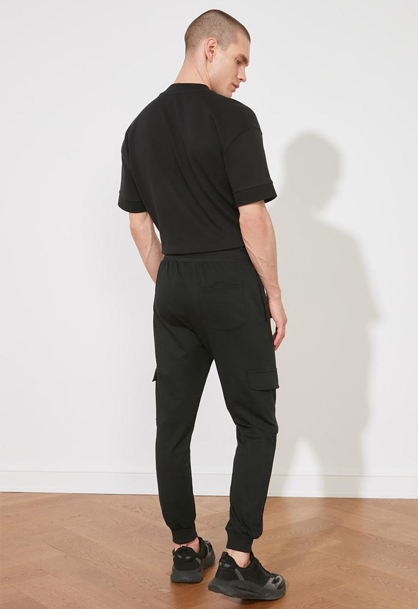 Trendyol - Basic cargo joggers - black