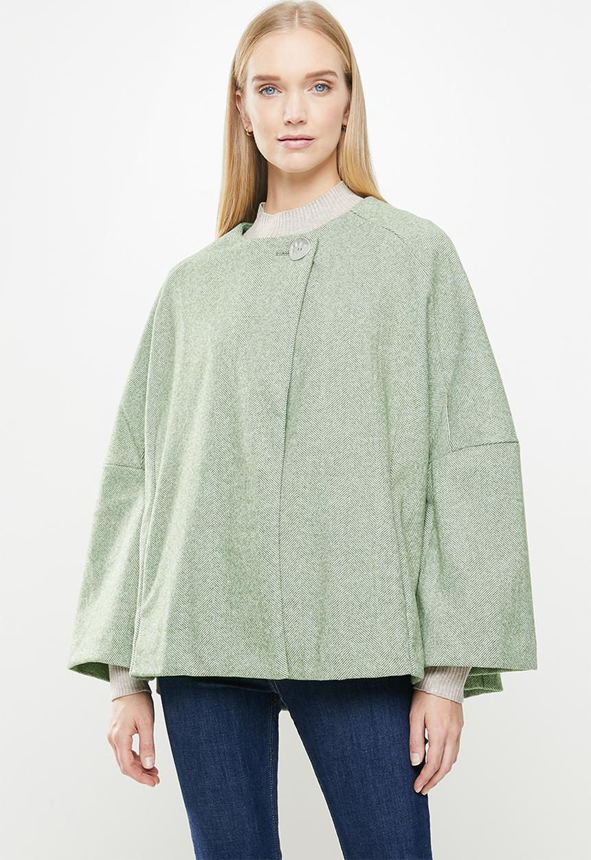 POLO - Hazel swing coat - heringbone