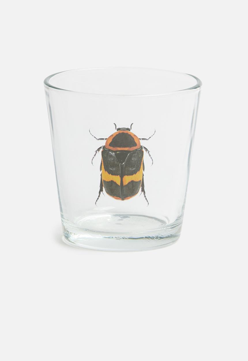 H&S - Bug tealight holder set of 2 - butterfly & black beetle