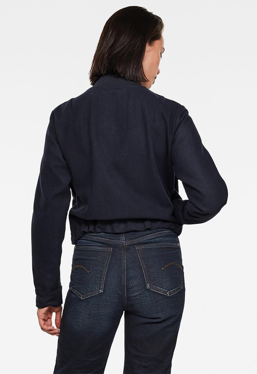 G-STAR - 3d pocket wool bomber - mazarine blue