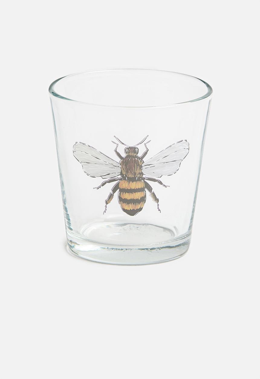 H&S - Bug tealight holder set of 2 - bee & green beetle