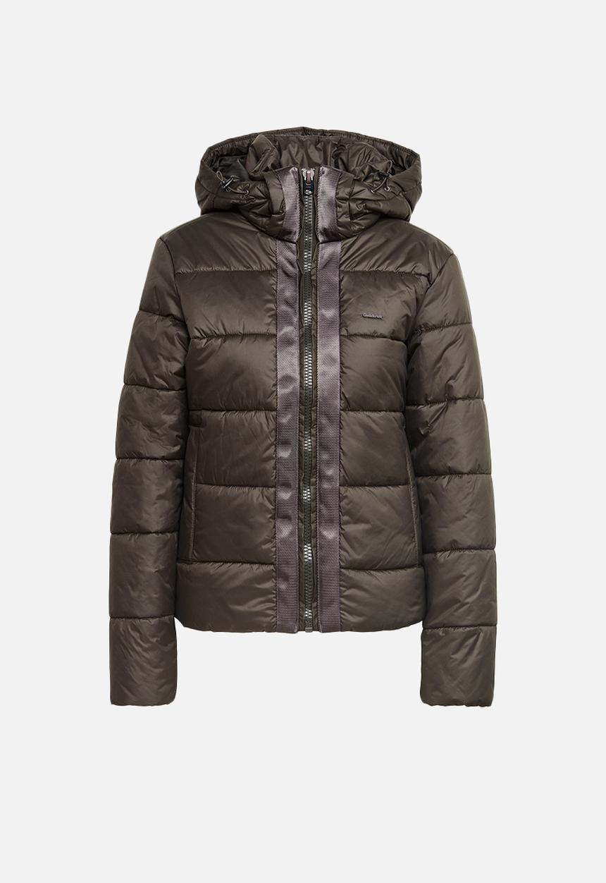 G-STAR - Meefic hooded padded jacket - asfalt