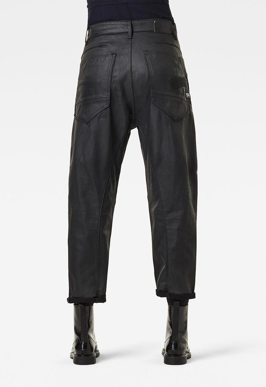 G-STAR - C-staq 3d boyfriend crop jeans - waxed black cobler