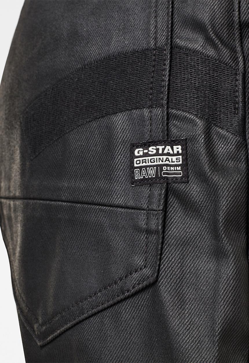 G-STAR - C-staq 3d boyfriend crop jeans - waxed black cobler
