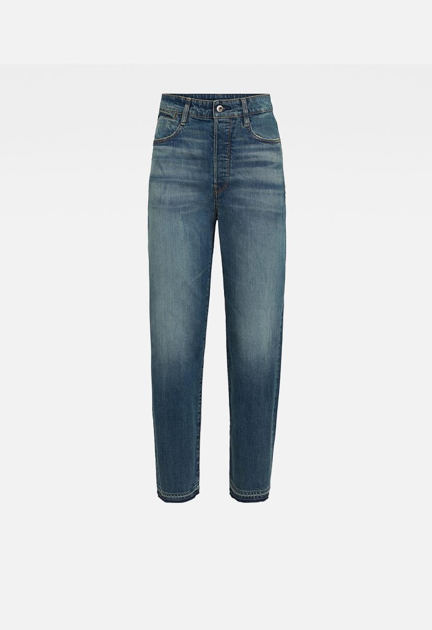 G-STAR - Tedie ultra high straight rp ankle jeans  - faded atlas